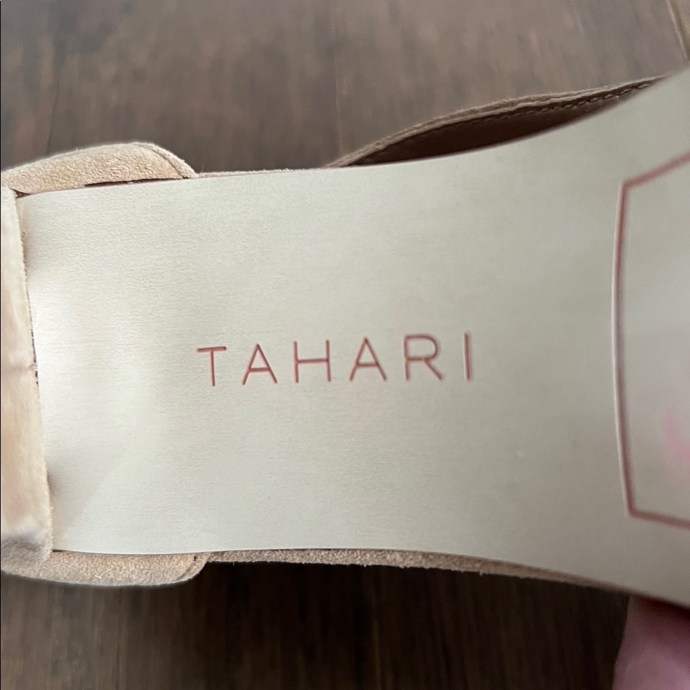 Tahari Norma Block Heel Sandals - Picture 11 of 12